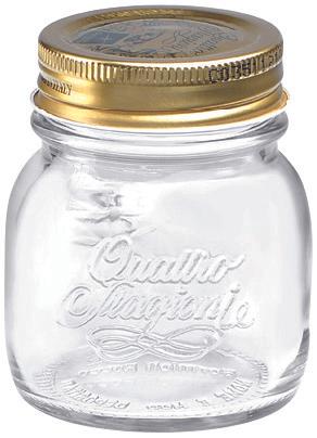 Actual product image Dosen-Zentrale Bormioli Rocco Quattro Stagioni jam / preserving jars 150 ml (with screw lid ø 56 mm, jam (12 pcs., 0.15 l)