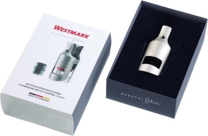 Produktbild Westmark Sektflaschenverschluss "Tappa", edelmattiert, 9x4.5x4 cm (Champagnerverschluss)