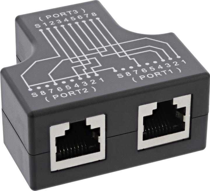 Produktbild InLine Cat.5e STP T-Adapter (Port-Doppler) (Konverter)