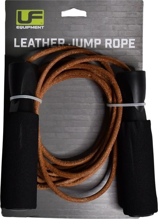 Actual product image Urban Fitness Leather skipping rope (270 cm)