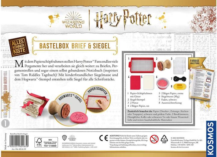 Image du produit Kosmos Harry Potter - Lettre et sceau