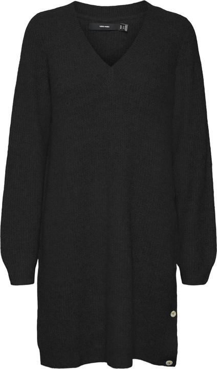Actual product image Vero Moda VMTINI LS V-NECK SHORT DRESS BOO Knitted Dress (XS)
