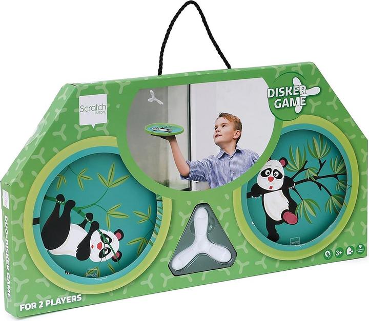 Actual product image Scratch Magnetic throwing catch game panda