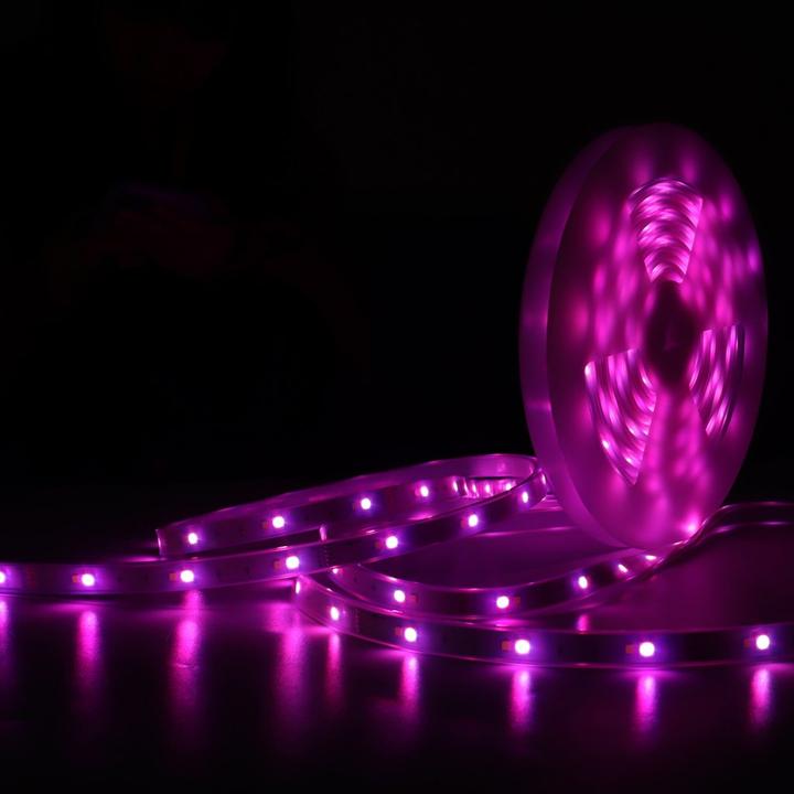 Immagine prodotto Nordic Smartlight Momenti di lampadina - Striscia LED intelligente impermeabile 5M RGBW (Multicolore, Bianco caldo, 500 cm, Interno, Esterno)