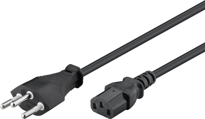 Produktbild Goobay Kaltgerätekabel Schweiz (1.80 m, C13)