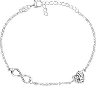 Produktbild Brilio Silver - Stylish silver bracelet with decorations BRC33W