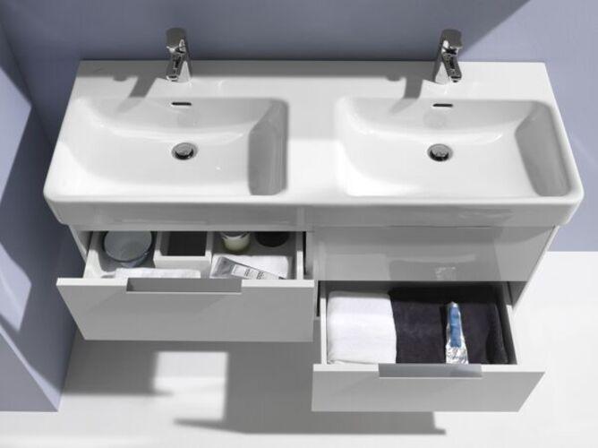 Actual product image Laufen Base vanity unit, 4 drawers, 1260x440x530mm, for washbasin H814968, H402514110