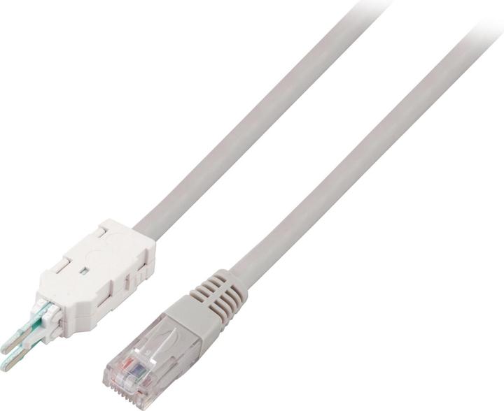 EFB Elektronik Câble patch RJ45-LSA 1DA 4 pôles, occupation : 4/5 (U/UTP, 2 m)