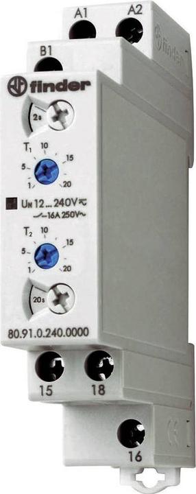 Immagine prodotto Finder Generatore di orologi asimmetrico 1W, 12-240VAC/DC, 16A 80.91.0.240.0000