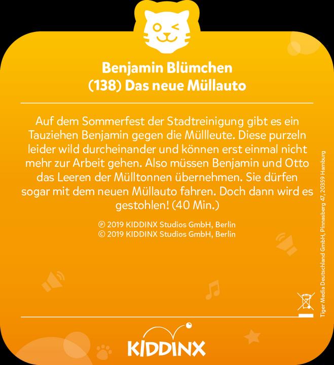 Produktbild Tigermedia Tigercard Benjamin Blümchen Das neue Müllauto (Deutsch)