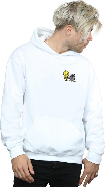 Immagine prodotto Star Wars Resistance Droids Chest Print Felpa con Cappuccio Uomo (XL)