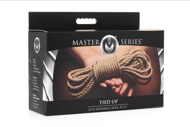 Immagine prodotto Master Series Tied Up - Corda bondage in iuta - 25 ft / 7,6 mtr
