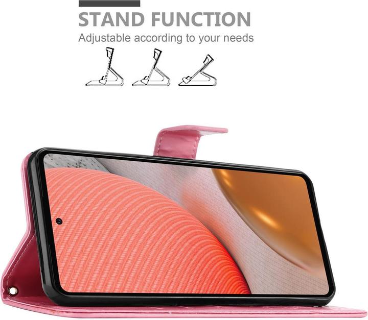 Actual product image Cadorabo Flower Book cover (Samsung Galaxy A72, Samsung Galaxy A72 5G)