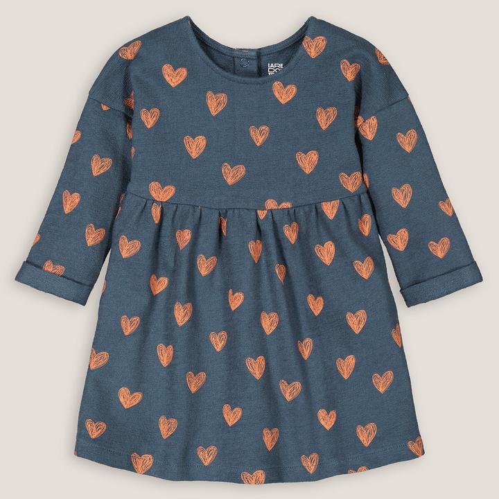 Produktbild La Redoute Collections Langärmeliges Kleid mit Herzen (86)