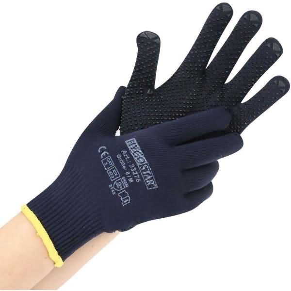 Produktbild franz mensch unisex Arbeitshandschuhe Pearl blau Grösse M 12 Paar (M)