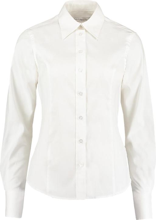 Kustom Kit Corporate Oxford Bluse Langarm