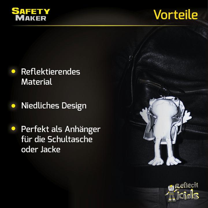 Immagine prodotto SafetyMaker Ciondolo morbido Froggy riflettente