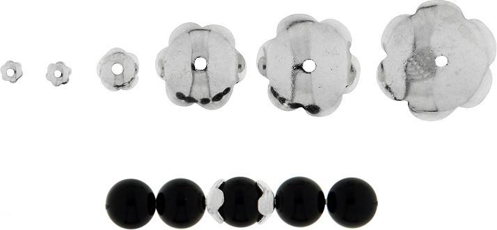 Actual product image Leyda Pearl caps flower