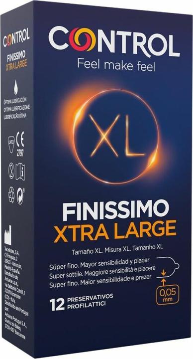 Actual product image Control Finissimo Xtra Large (12 pcs.)