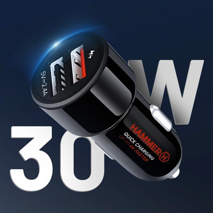 Produktbild Hammer 30W, 2x USB-Ports, Pump Express Technologie