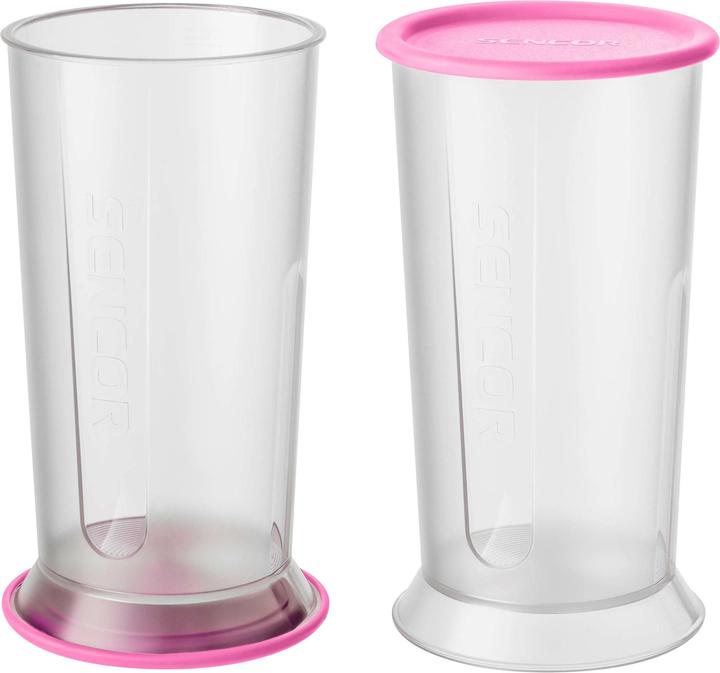 Actual product image Sencor SHB 4468RS-EUE3 blender 0.7 L Hand Blender 1000 W Pink, Stainless steel