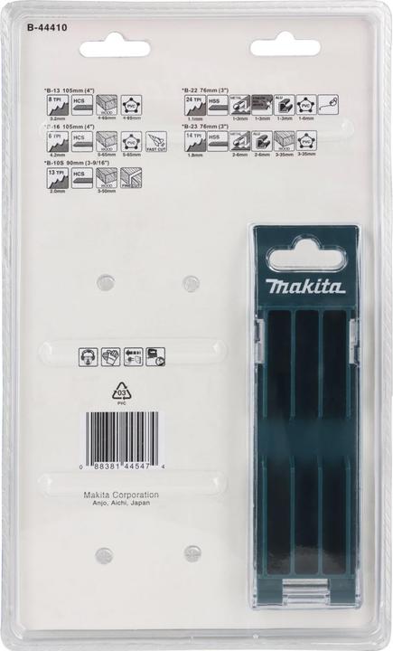 Produktbild Makita Stichsägeblatt-Set Sortiment A