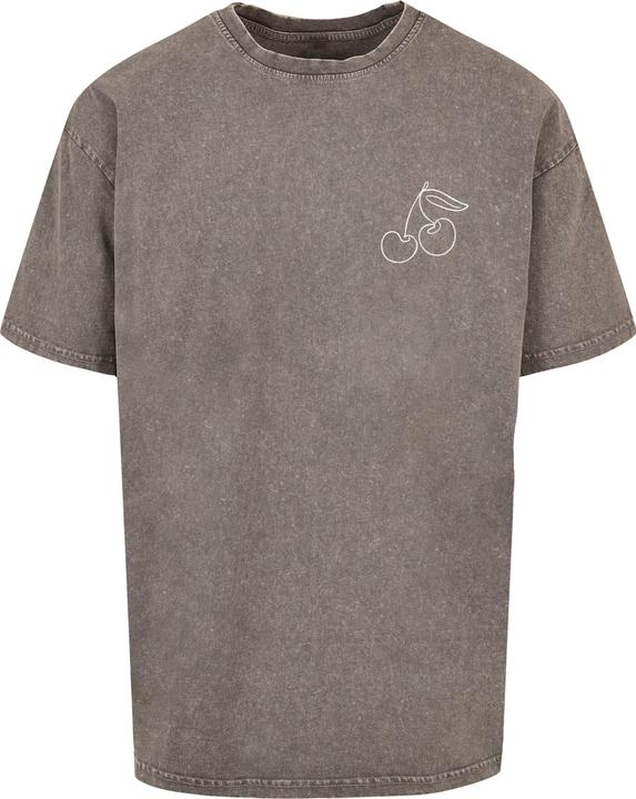 Actual product image Merchcode Cherry Acid Washed Oversize Tee - 112737 (XXL)