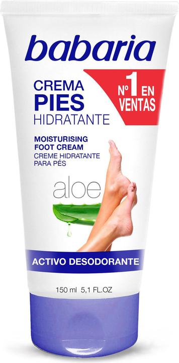 Babaria Crema Hidratante Pies Aloe 150ml (Crème et gel pour les pieds, 150 ml)