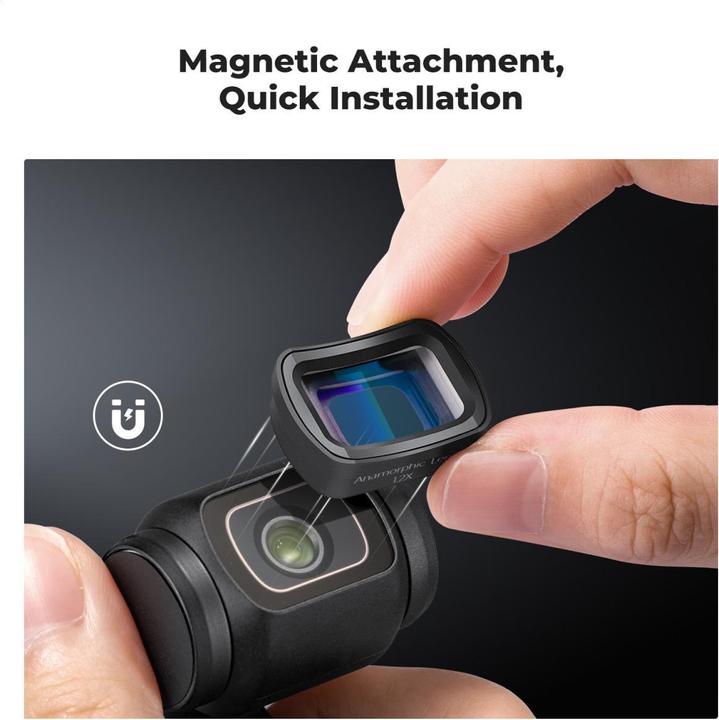 Actual product image K&F Concept 1.2x Anamorphic Filter (DJI Osmo Pocket 3)