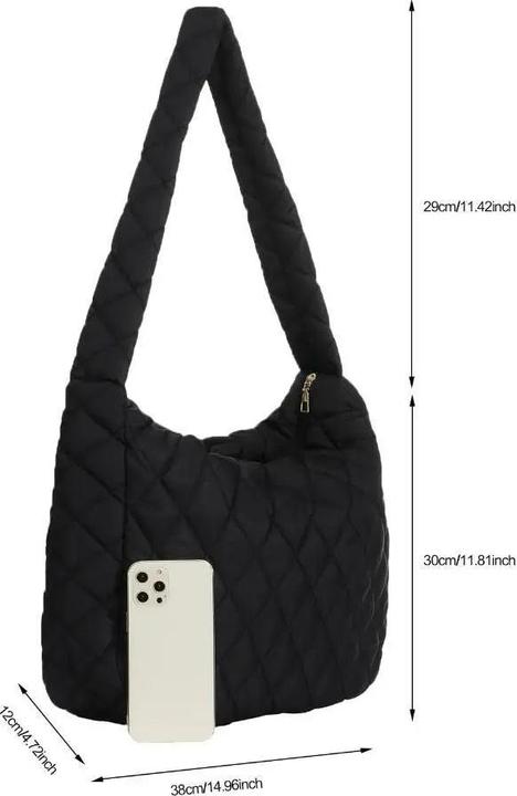 Image du produit Only-Bags.Store Grande capacité Sac matelassé Hiver Chaud Plumeau léger Coton Rembourré Plaid