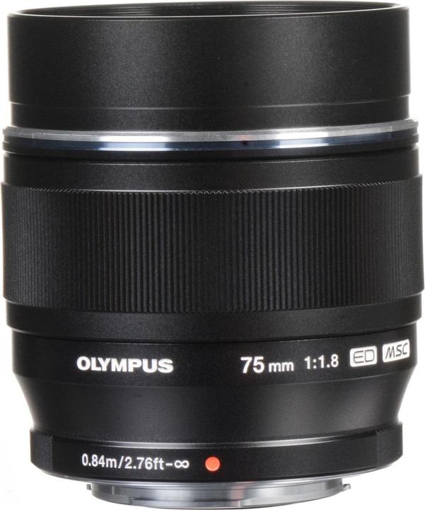 Actual product image Olympus OM System M.Zuiko ED 75mm 1:1.8 (Micro Four Thirds, Micro Four Thirds)