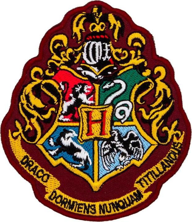 Produktbild Hogwarts Wappen Aufnäher zum Aufbügeln (1 x)