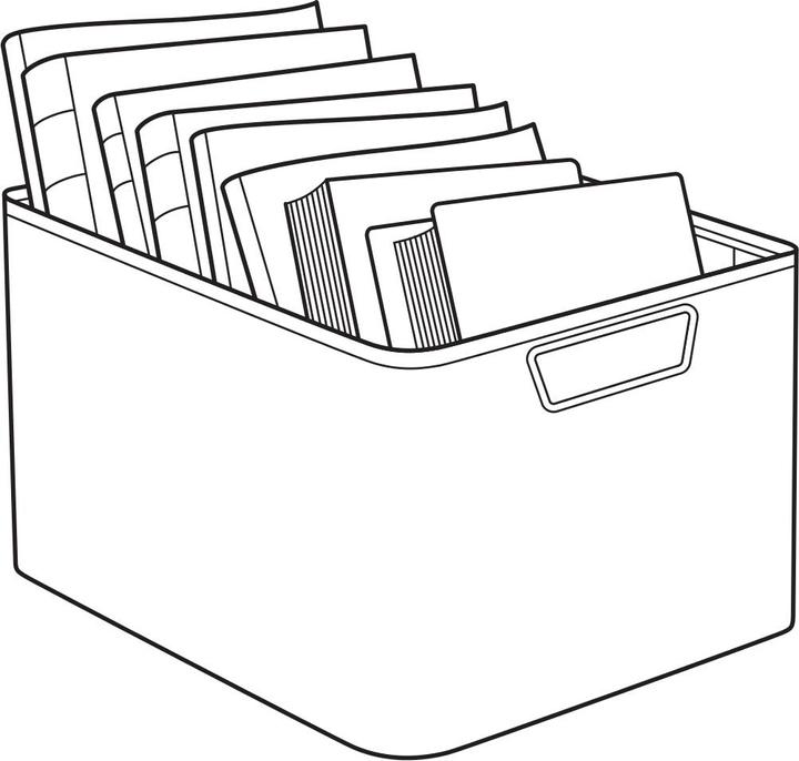 Productafbeelding Curver 3 STYLE opbergdozen crème 44,5 x 33,0 x 24,8 cm (45 x 33 x 25 cm, 30 l)