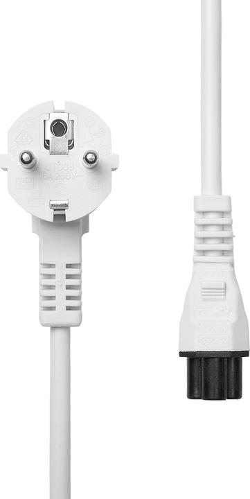 ProXtend Netsnoer Schuko Haaks naar C5 2M Wit (2 m)