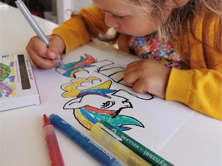 Immagine prodotto Bruynzeel Pennarelli glitterati per bambini (Multicolore, 6 x)