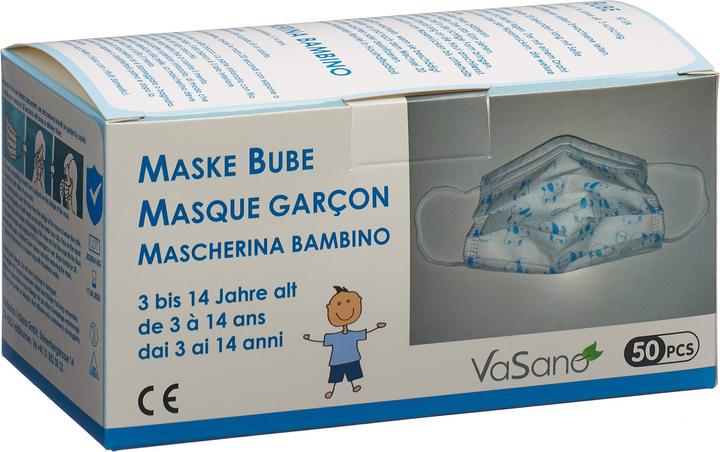 Produktbild VaSano Maske für Bube (Keine offizielle Schutzklasse, 50 x)