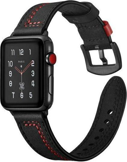 Image du produit Beline pasek Watch 22mm Casual czarny/black (22 mm, Matières plastiques, cuir écologique)