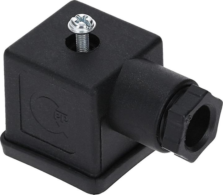 Image du produit Kalitec 5 Stück Ventilstecker Bauform A schwarz 3 polig I Kontaktfläche 27 x 27 mm² I PG9 I Kontaktt