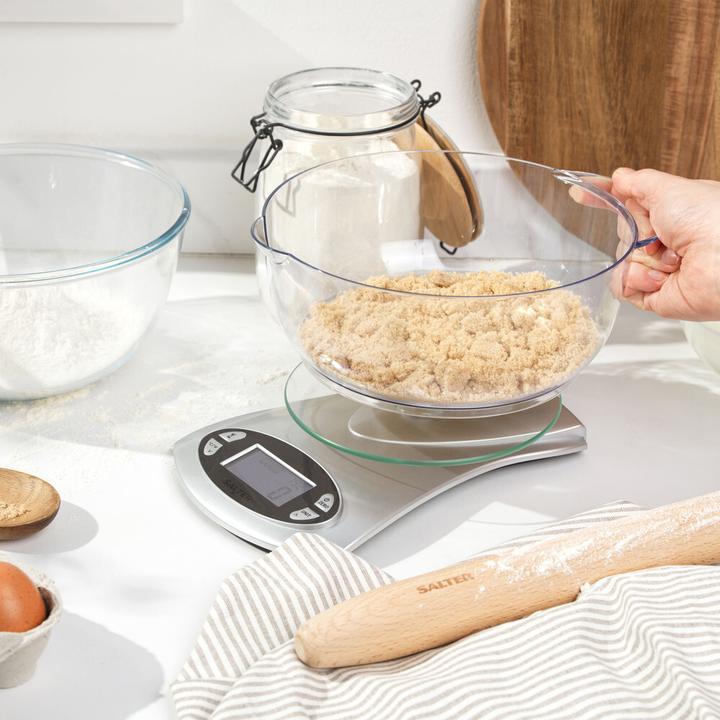 Actual product image Salter 1069 SVDR 5 kg electronic kitchen scale - Sidabrinis