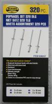 Actual product image Benson Pop rivet set 320 pieces
