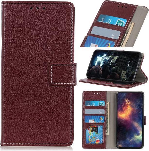 Actual product image MU Classic Litchi Leather Bookcover II Series (LG V50 ThinQ)