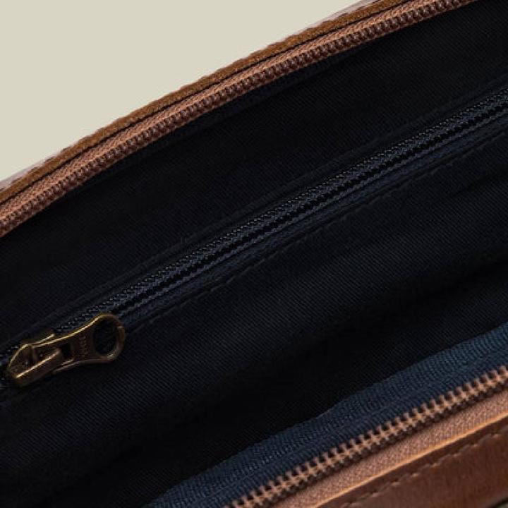 Produktbild Buckle & Seam Canvas Kulturbeutel Bruno Grün/Blau