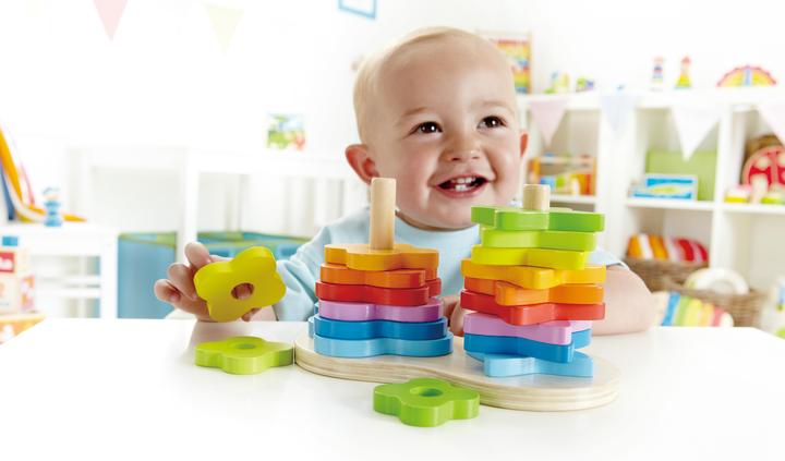 Produktbild Hape Regenbogen-Steckspiel 19tlg. FSC
