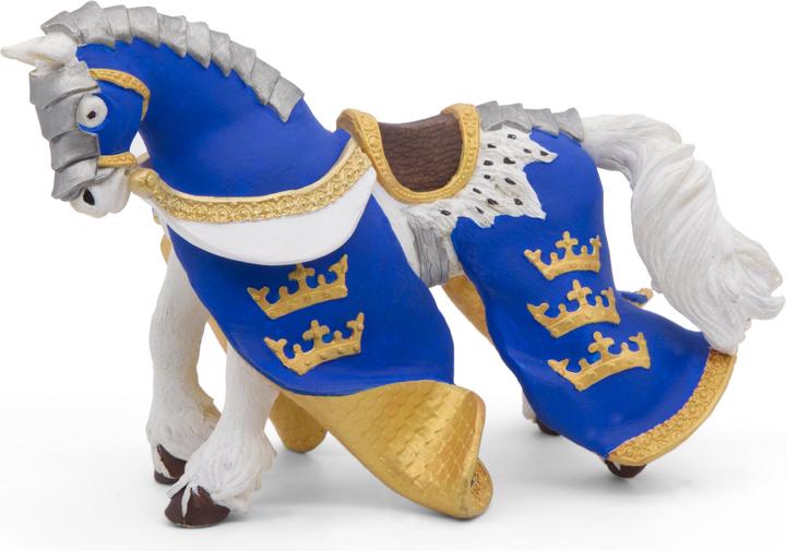 Image du produit Papo Cheval du roi Arthur bleu