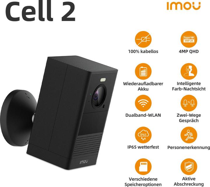 Immagine prodotto Imou Telecamera Ethernet / IP Cam (2560 x 1440 Pixels)