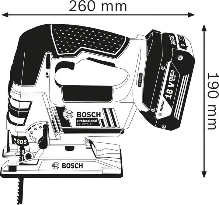 Actual product image Bosch Professional GST 18 V-LI B