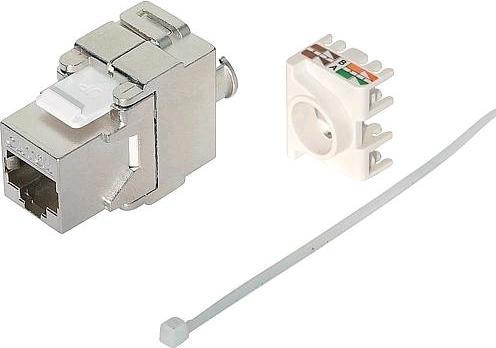 Produktbild EGB Cat6 A UniversalmodulEinsatz 'Keystone' 10 STK