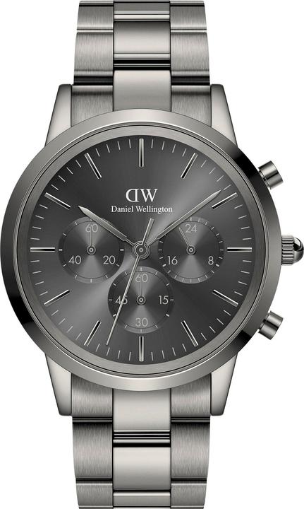 Image du produit Daniel Wellington Iconic Chronograph Link Anthracite Sunray (Chronographe, 42 mm)