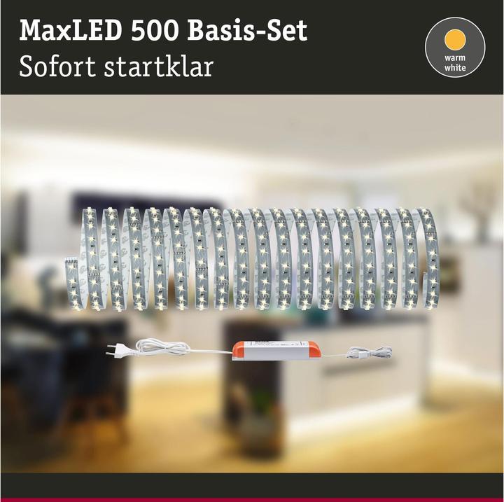 Actual product image Paulmann MaxLED 500 Stripe Set (Warm white, 1000 cm, Indoor)