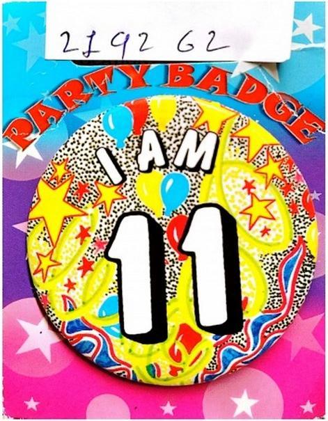 Generic Abzeichen 11. Geburtstag